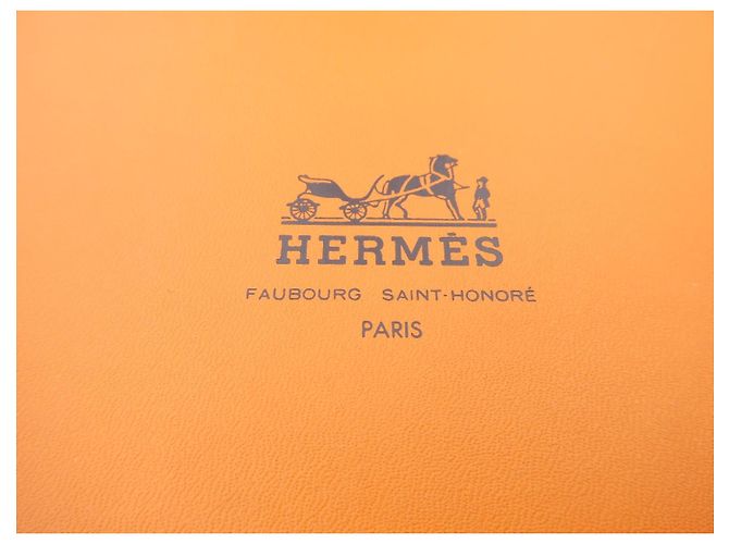 Hermès Herbag Storage Box Brown Orange - view 2