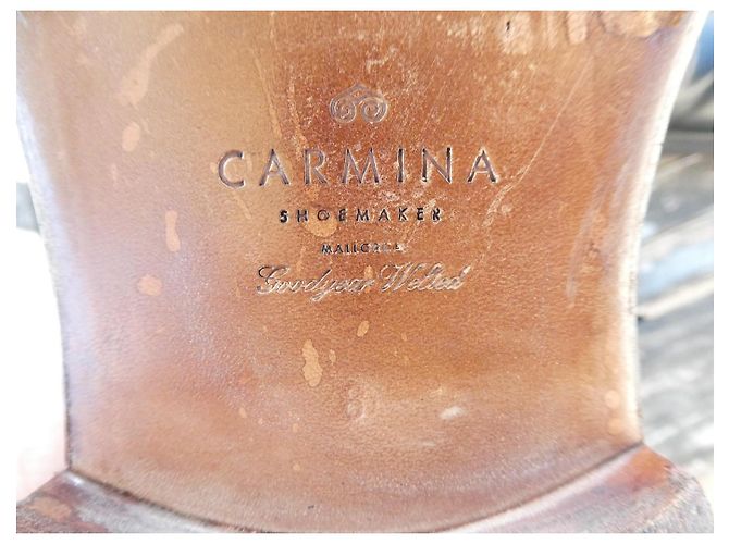 Autre Marque Carmina Shoemaker Scarpe Derby in pelle nera Nero - vista 5