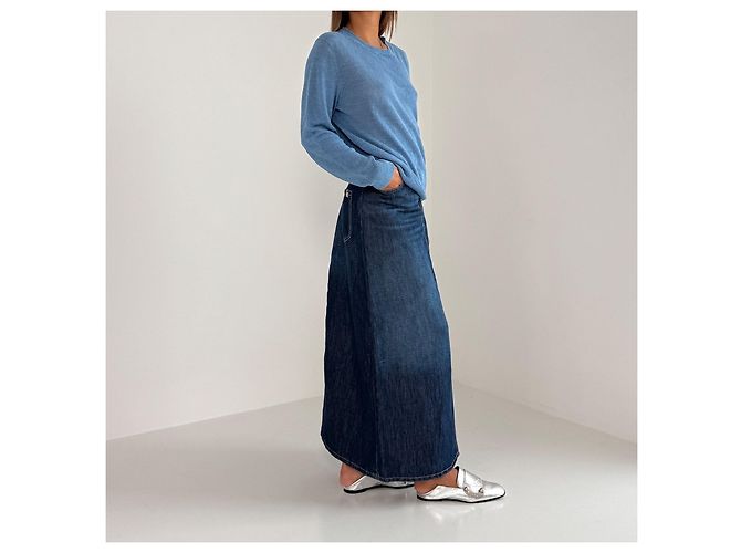 Weekend Max Mara Pull en maille fine bleu - vue 5