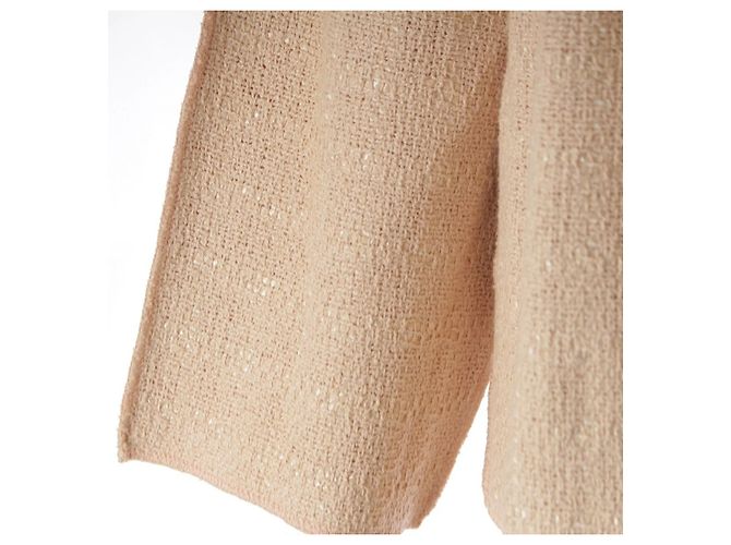 Chanel Conjunto de Chaqueta y Falda de Tweed Rosa - vista 7