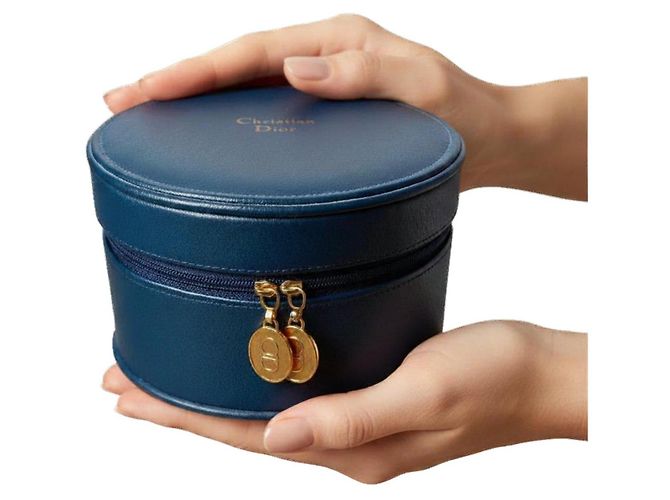 Christian Dior Leather Vanity Case Blue - view 2
