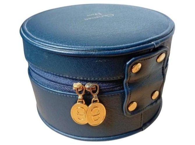 Christian Dior Leather Vanity Case Blue - view 5
