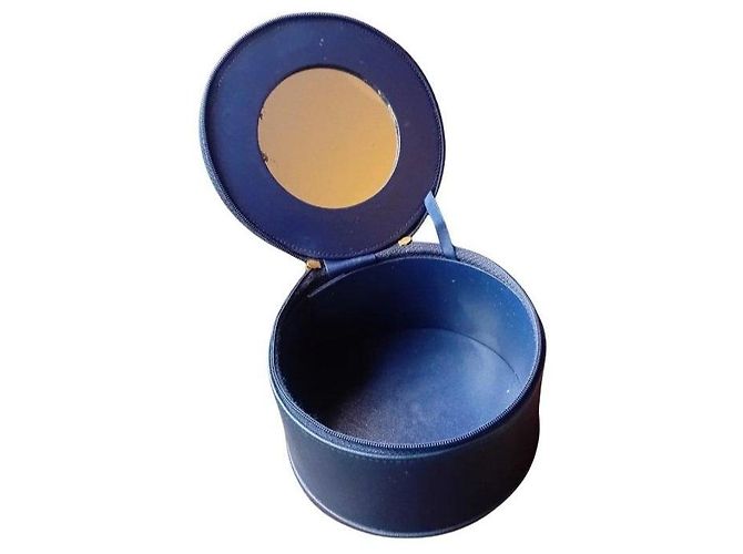 Christian Dior Leather Vanity Case Blue - view 6