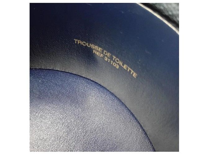 Christian Dior Leather Vanity Case Blue - view 7