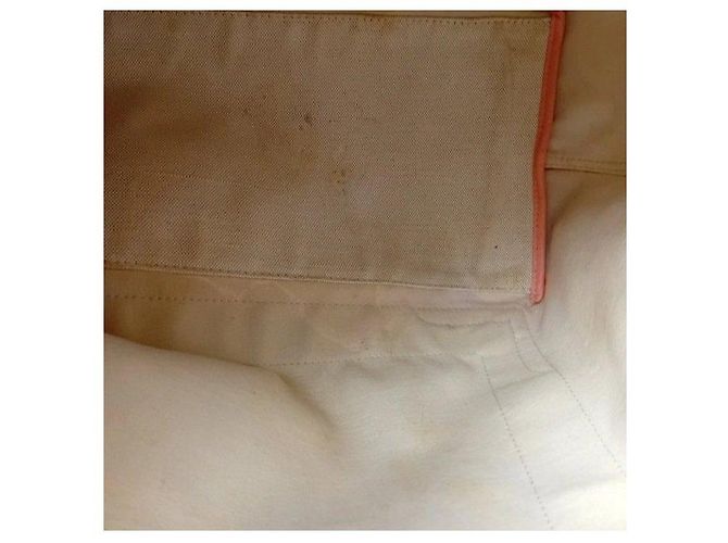 Balenciaga Cabas Tote Bag Paris Beige Melocotón - vista 10