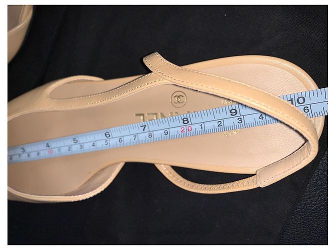 Chanel Ballerine Slingback Bicolore Beige e Nero - vista 4