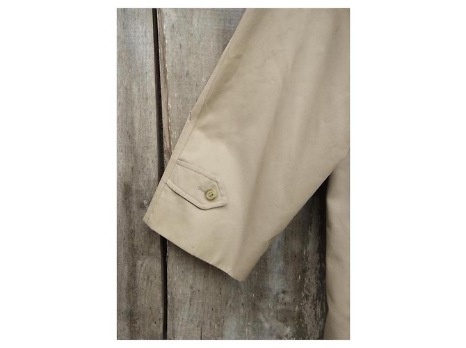 Burberry Impermeable Gabardina Beige Talla 48 - vista 7