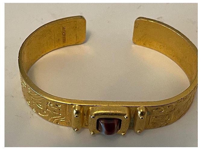 Autre Marque Bracciale manchette Maroussia Slava Zaitsev in metallo dorato Marrone D'oro - vista 2