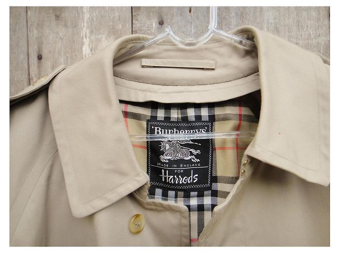 Trench-coat Burberrys beige in cotone - vista 2