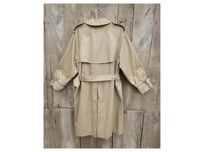Trench-coat Burberrys beige in cotone - vista 9