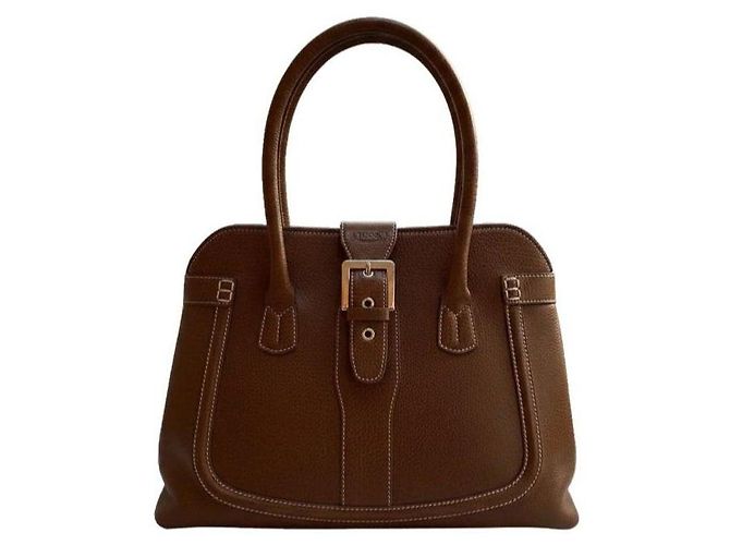 Tod's D-Styling Borsa Tote in Pelle Marrone - vista 4