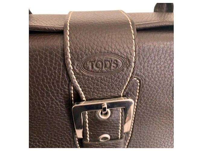Tod's D-Styling Borsa Tote in Pelle Marrone - vista 5