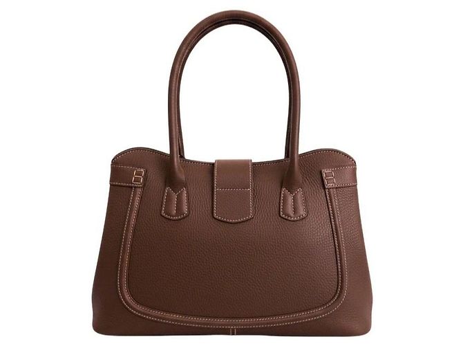 Tod's D-Styling Borsa Tote in Pelle Marrone - vista 8