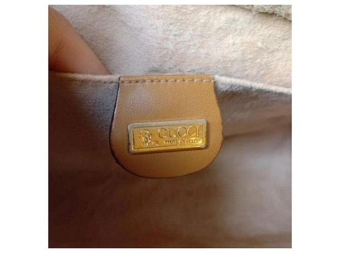 Clutch Gucci GG Supreme Monogram Marrone Monogramma - vista 3