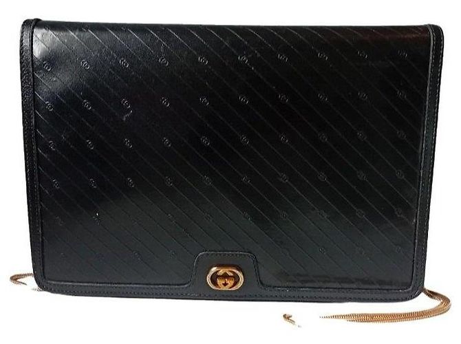 Borsa a tracolla Gucci Monogramma GG in pelle Nero - vista 5