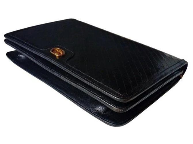 Borsa a tracolla Gucci Monogramma GG in pelle Nero - vista 7