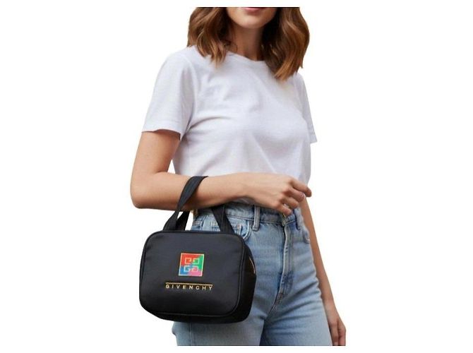 Givenchy Multicolor Logo Cosmetic Bag Black Multiple colors - view 2