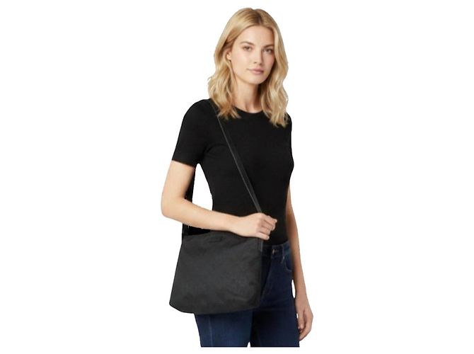 Gucci Borsa a tracolla in nylon GG Monogram Nero - vista 3