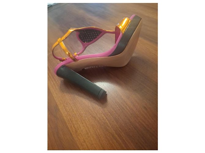 Sandali Albano in pelle con dettaglio cuore Rosa D'oro - vista 6