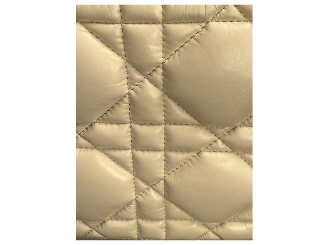 Borsa Dior Caro Pouch in pelle bianca Bianco - vista 8