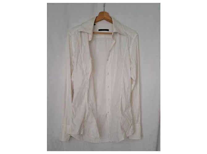 Camisa Gucci de algodón blanco Slim Fit - vista 9