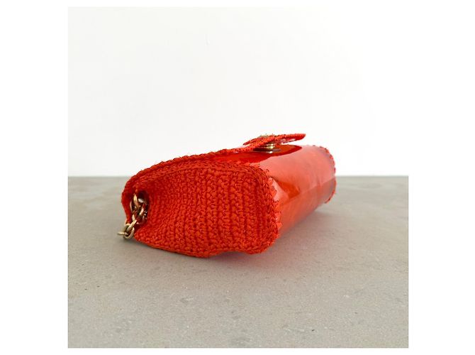 Dolce & Gabbana Bolso de hombro Rafia & PVC Naranja Primavera 2012 - vista 10