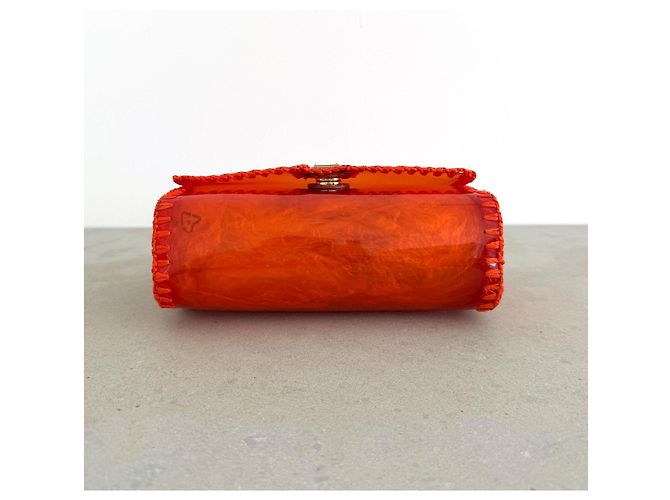 Dolce & Gabbana Bolso de hombro Rafia & PVC Naranja Primavera 2012 - vista 11