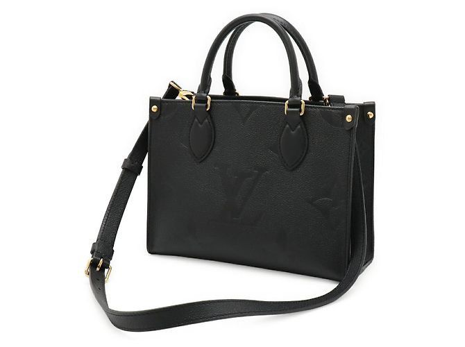 Borsa 2way Louis Vuitton OnTheGo Monogram Nero - vista 2