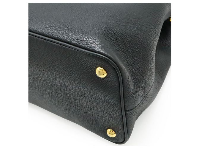 Bolso 2way de piel Prada 1BA239 Negro - vista 3