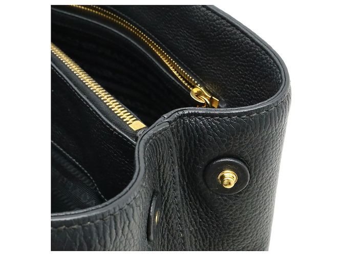 Bolso 2way de piel Prada 1BA239 Negro - vista 7