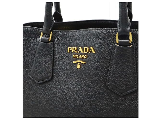 Bolso 2way de piel Prada 1BA239 Negro - vista 8