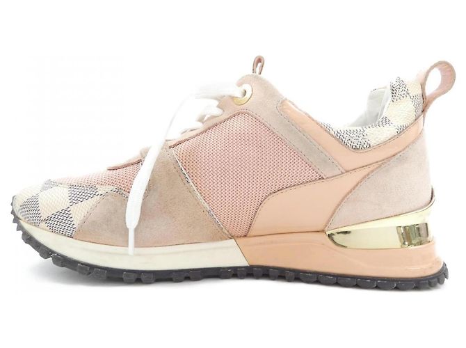 Sneakers Louis Vuitton Marrone Beige - vista 2