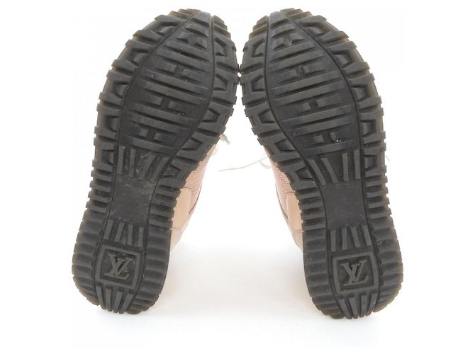 Sneakers Louis Vuitton Marrone Beige - vista 4