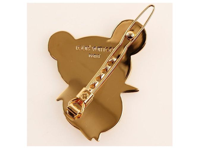 Barrette Louis Vuitton Flower Hatman/Panda/Onion Head D'oro - vista 5