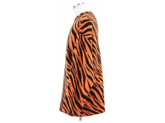 Everyday Balenciaga UNIFIT Kaschmir-Woll-Pullover Schwarz Orange - Ansicht 4