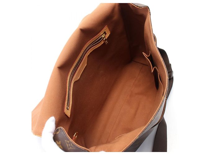 Louis Vuitton Abbesses Monogram Schultertasche Braun - Ansicht 3