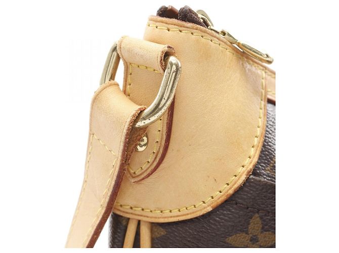Borsa a Spalla Louis Vuitton Odeon PM Monogram Marrone - vista 7