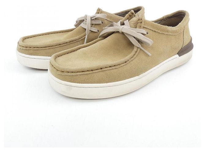 Autre Marque Scarpe in pelle Clarks Beige - vista 3