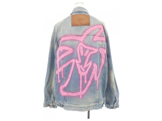 Chaqueta vaquera Palm Angels Azul - vista 2