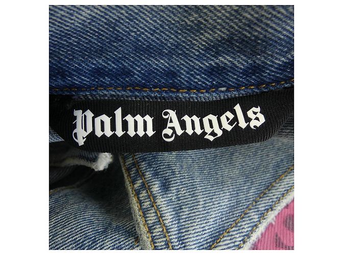 Chaqueta vaquera Palm Angels Azul - vista 4