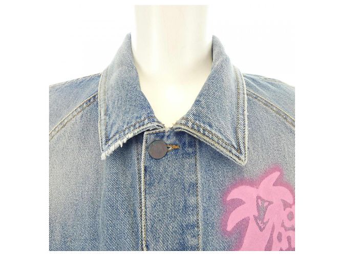 Chaqueta vaquera Palm Angels Azul - vista 5