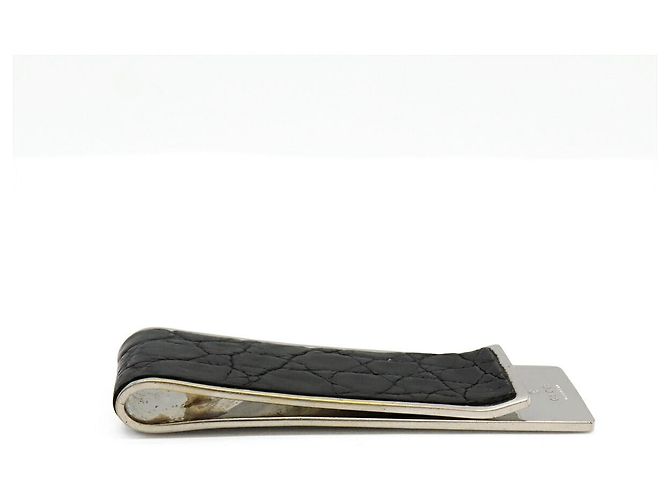 Clip per banconote in pelle Gucci Nero - vista 3