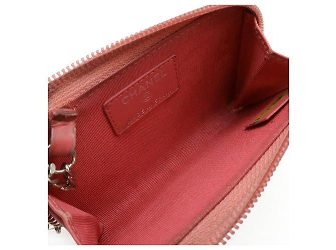Timeless Monedero Chanel Coco Mark en piel caviar Rosa - vista 5