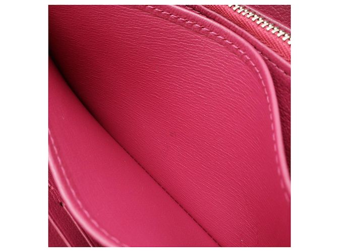 Zippy Cartera larga de cocodrilo Louis Vuitton Rosa Fucsia - vista 6