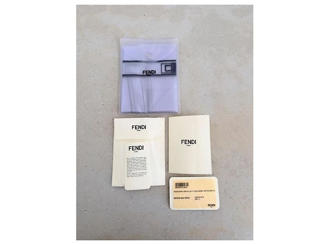 Fendi Peekaboo Regular Cuoio Roma Selleria Borsa Grigio antracite - vista 16