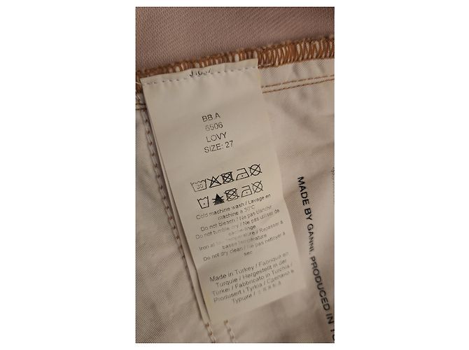 Jeans Ganni Lovy Color Block Rosa Fuschia - vista 12