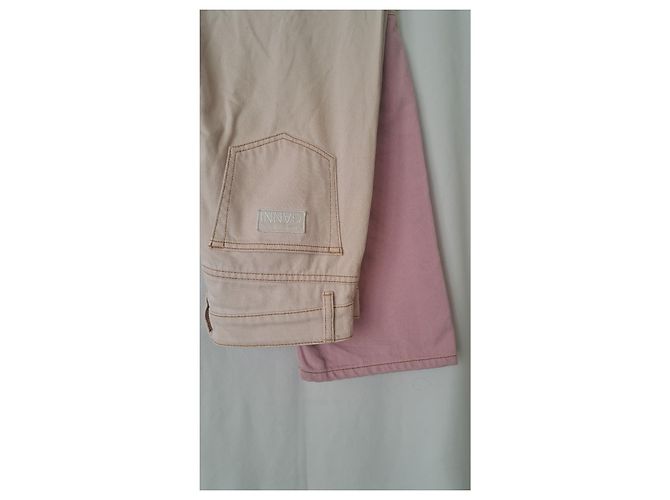 Jeans Ganni Lovy Color Block Rosa Fuschia - vista 15