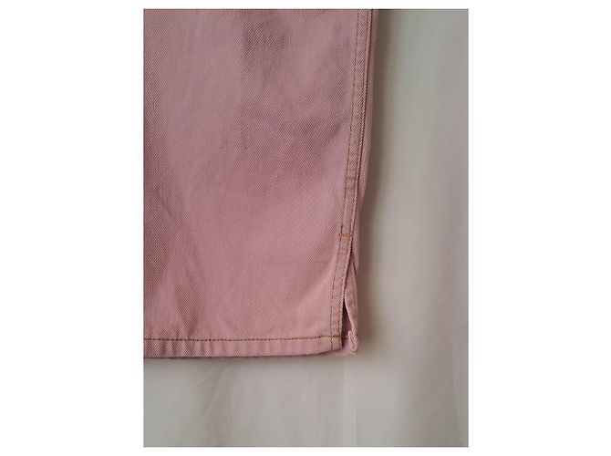 Jeans Ganni Lovy Color Block Rosa Fuschia - vista 6