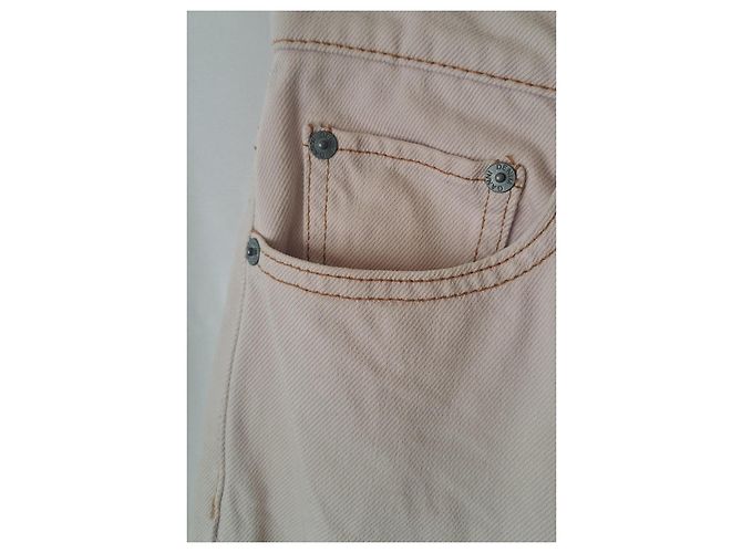 Jeans Ganni Lovy Color Block Rosa Fuschia - vista 7