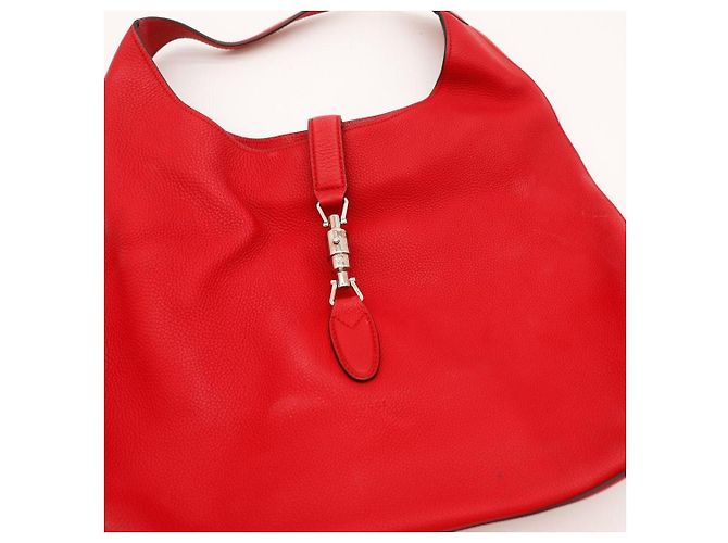Gucci Jackie 1961 Bolso Hobo de piel roja - vista 6